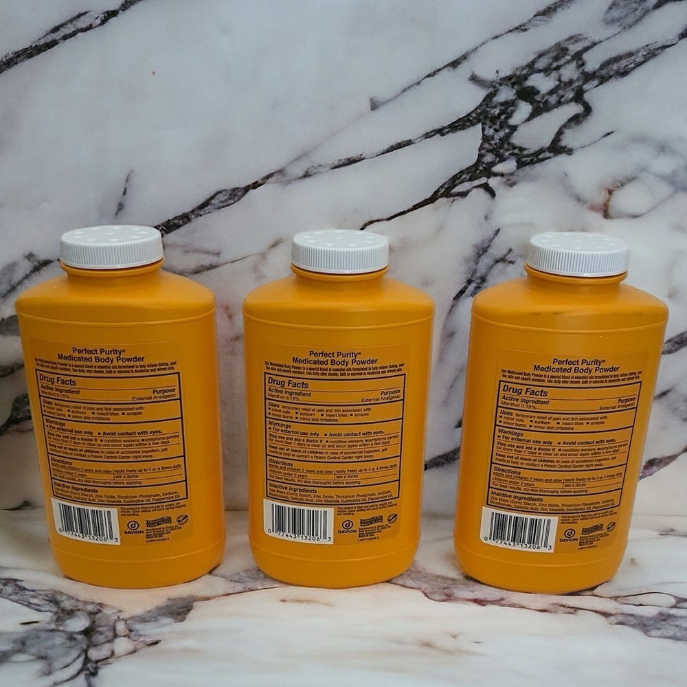 New Perfect Purity Medicated Body Powder 6 oz Bundle 3 - Picture 3 of 4
